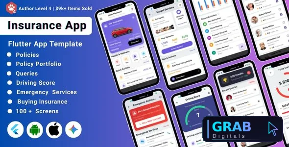 AI-Powered Insurance Agency Flutter App Template v1.2