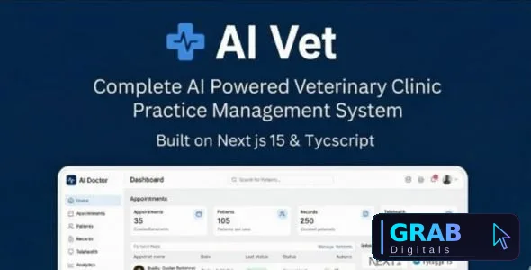 AI Vet - Complete Veterinary Hospital / Clinic Management System