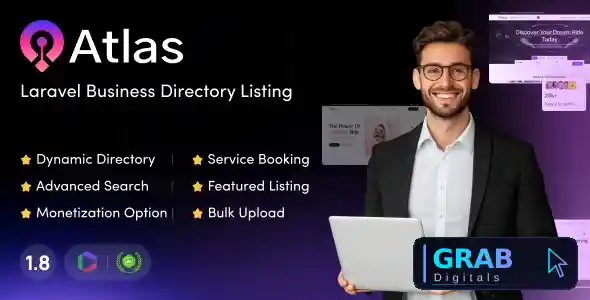 Atlas v1.8 - Laravel Business Directory Listing