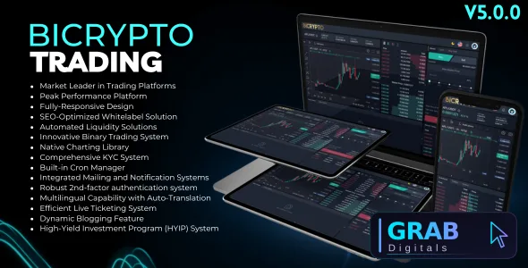 Bicrypto v6.3.9 - Crypto Trading Platform + Addons