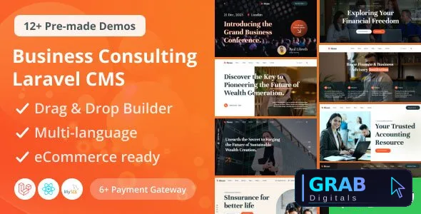 Bione v3.1 - Business Consulting Laravel CMS With Live Page Builder