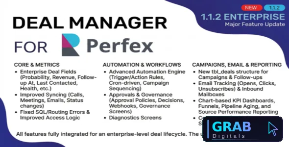 Deals Management for Perfex CRM v1.1.2