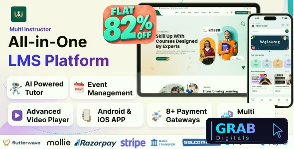 EduEx v1.2.2 - The Ultimate Learning Management System (LMS) with Flutter Mobile App