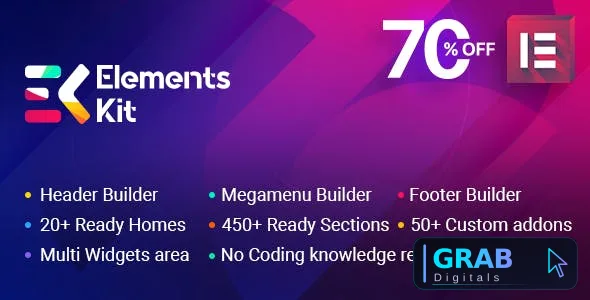 ElementsKit v4.4.5 - The Ultimate Addons for Elementor Page Builder
