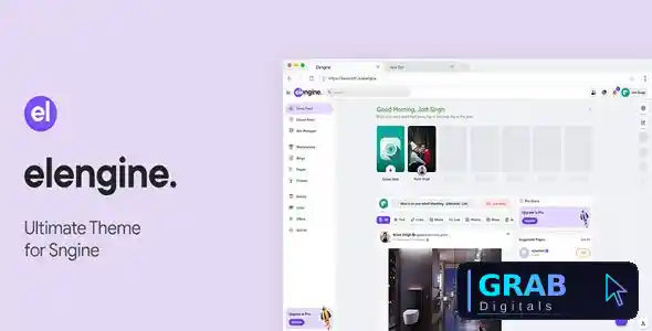 Elengine Theme for Sngine v2.1