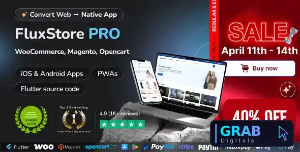 Fluxstore Pro - Flutter E-commerce Full App for Magento, Opencart, and Woocommerce v6.0