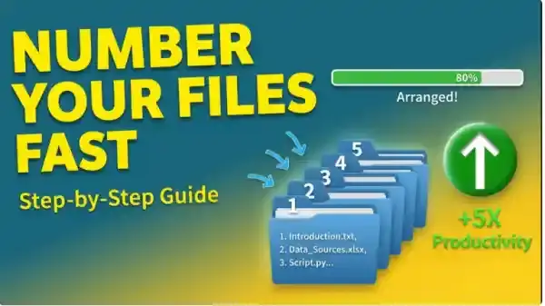 How to add numbering in your files and folders | How to Rename Multiple Files at Once in Windows 11