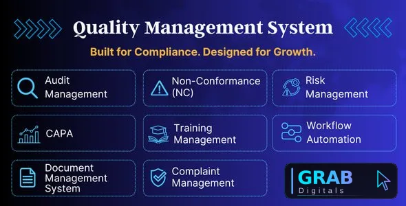 ISO Audit &amp; CAPA Management System ΓÇö Document Control, Risk, Compliance &amp; Workflow