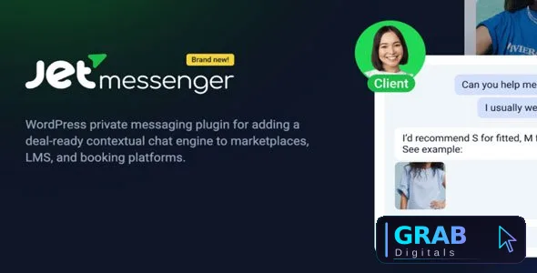 JetMessenger v1.0.0 - Internal messaging system for WordPress websites