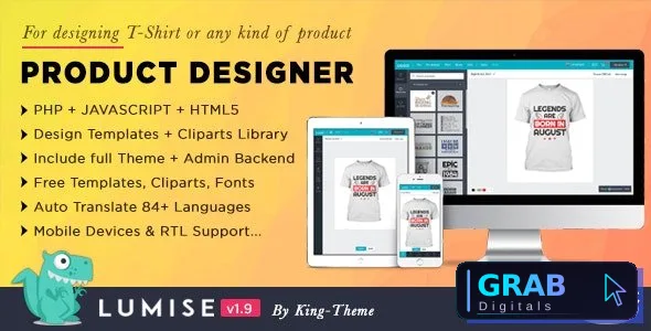 Lumise Product Designer v2.1.1