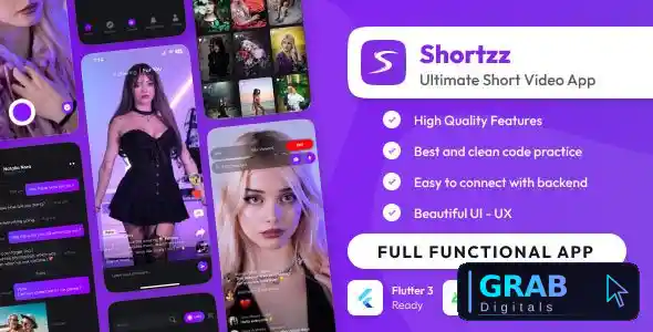 Shortzz - Tiktok Clone - Short Video App Live streaming App