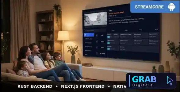StreamCore 1.2.0 - IPTV/OTT Platform with Reseller Panel &amp; Android TV App