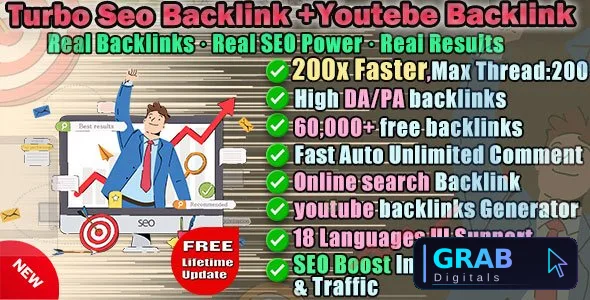Turbo Seo backlink + Youtube Backlink Generator v3.2.11