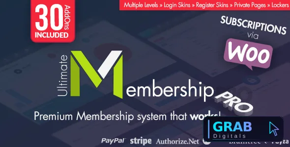 Ultimate Membership Pro WordPress Plugin v13.7.3