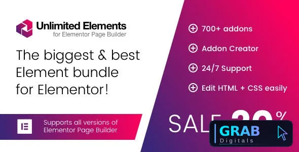 Unlimited Elements for Elementor Page Builder v2.0.7