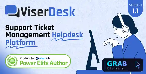 ViserDesk v1.1 - Support Ticket Management Helpdesk Platform