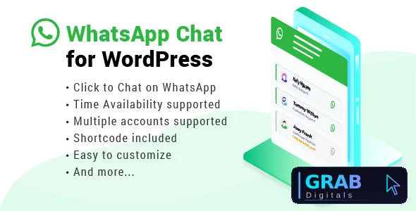 WhatsApp Chat for WordPress v3.8.2