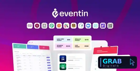 WP Eventin v4.1.8 - Events Manager &amp; Tickets Selling Plugin for WooCommerce